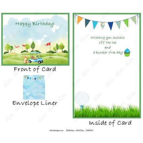 Birthday - Golf Day
