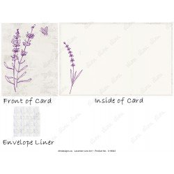 Lavender Line Art 1